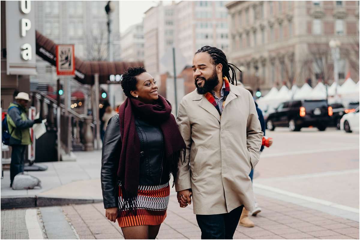 ENGAGEMENT IN DOWNTOWN D.C.